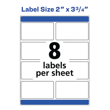 Avery Printable Shipping Labels with Sure Feed, 2